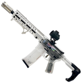 SLR 3.0 Gel Blaster with metal gear system and fire control chip for precision gameplay.